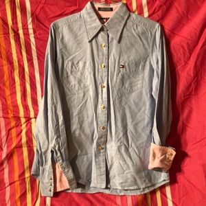 Tommy Hilfiger long sleeve button up shirt size 4